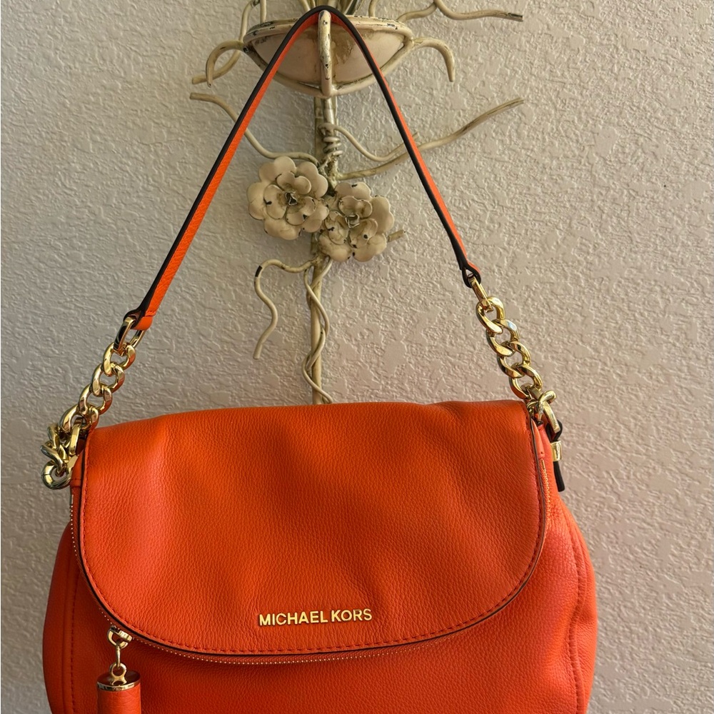 Orange color Michael Kors Purse